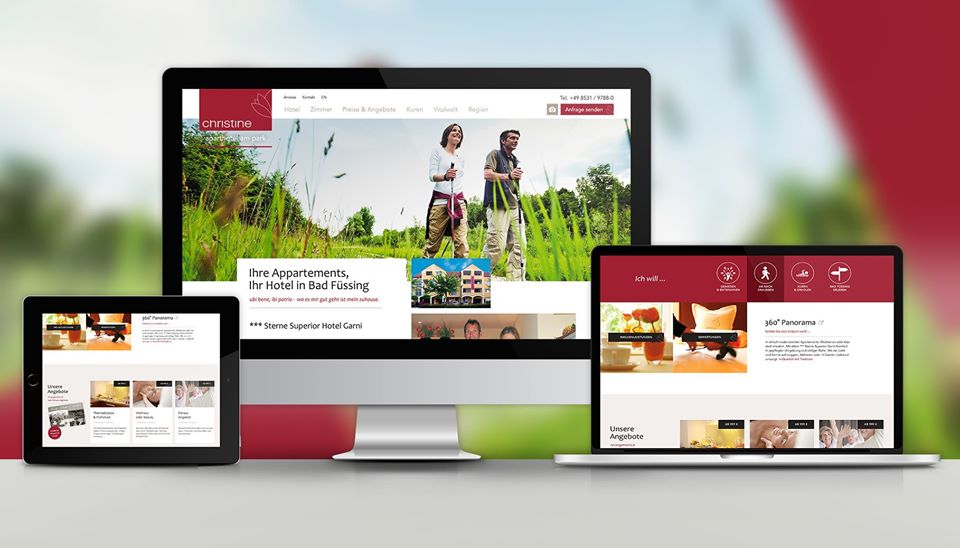 Aparthotel Christine | Hotel & Gastronomie | SEIDL Marketing & Werbeagentur - Webdesign Passau