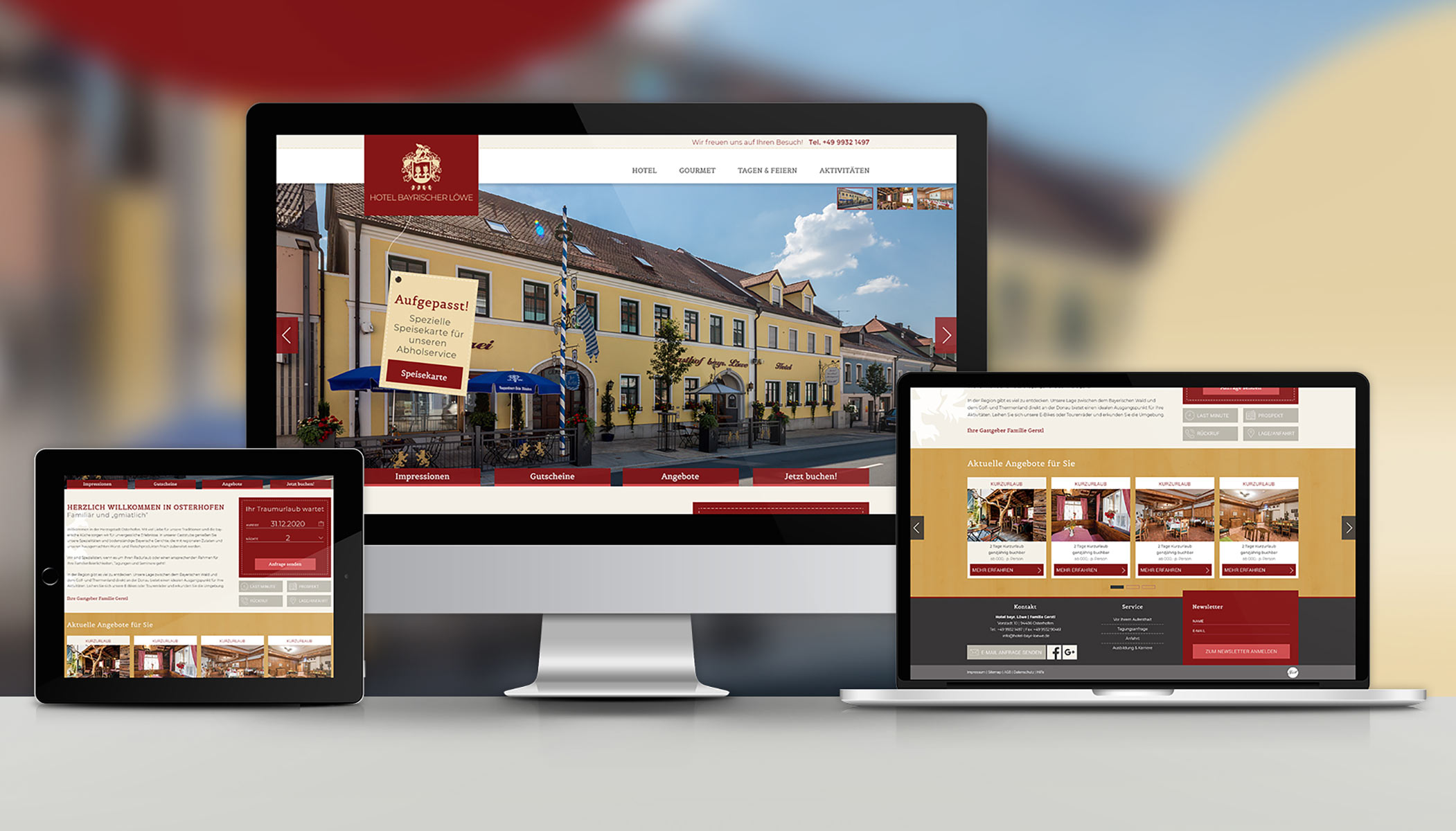 Hotel Bayrischer Löwe | Hotel & Gastronomie | SEIDL Marketing & Werbeagentur - Webdesign Passau