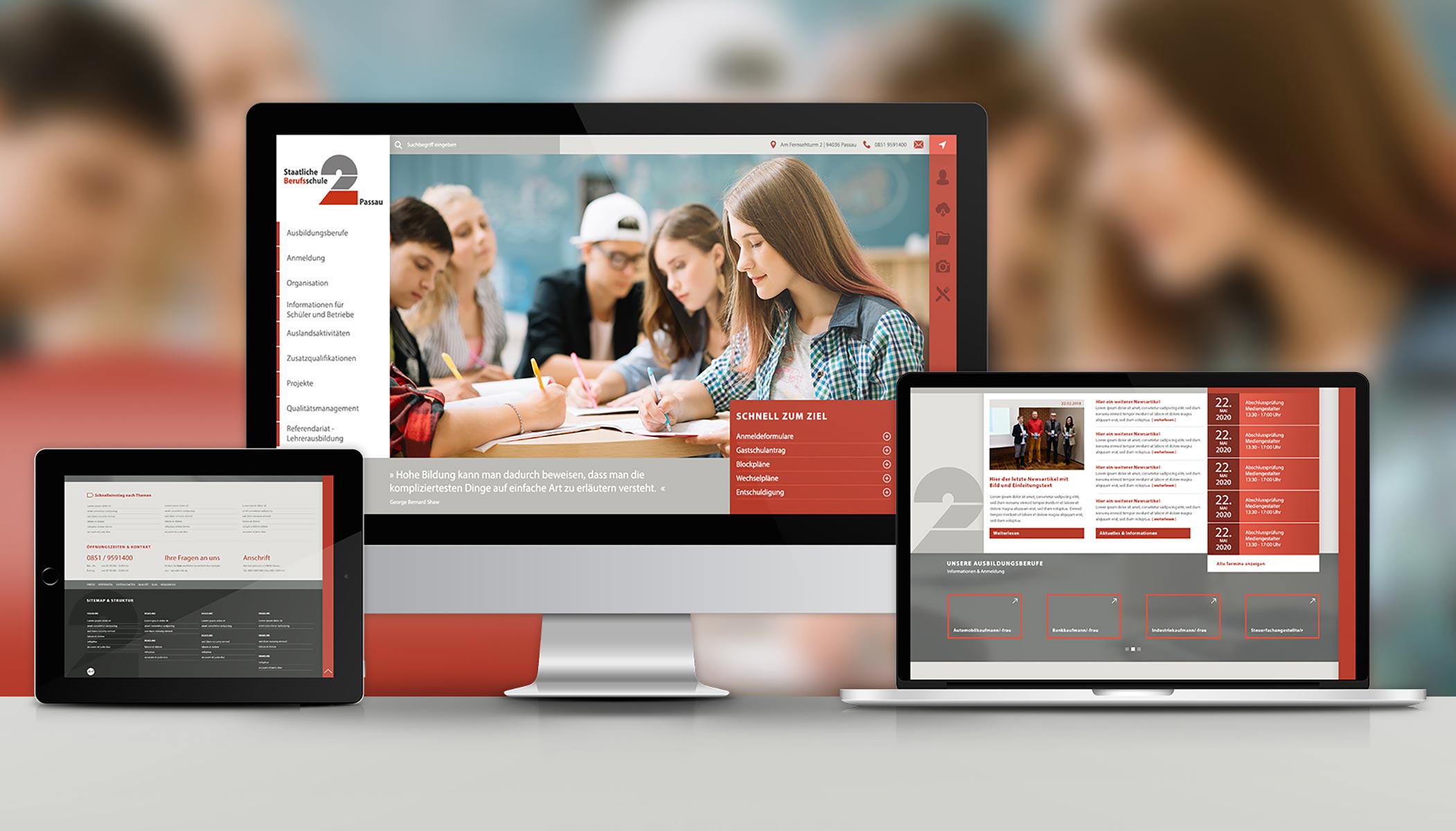 Berufsschule 2 | Organisation & Verein | SEIDL Marketing & Werbeagentur - Webdesign Passau