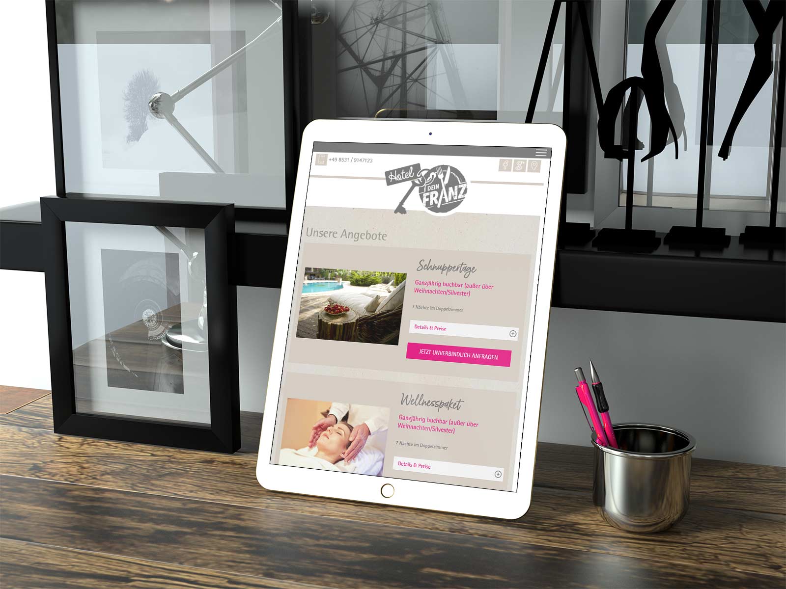 Dein Franz | Hotel & Gastronomie | SEIDL Marketing & Werbeagentur - Webdesign Passau