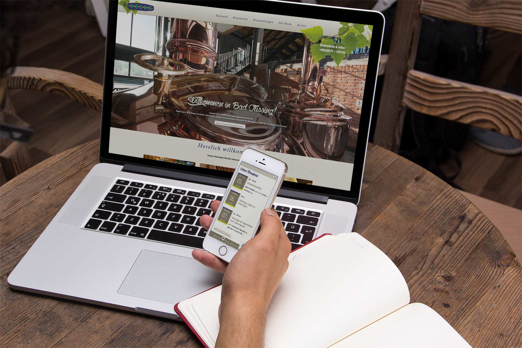 Die Hecke | Hotel & Gastronomie | SEIDL Marketing & Werbeagentur - Webdesign Passau