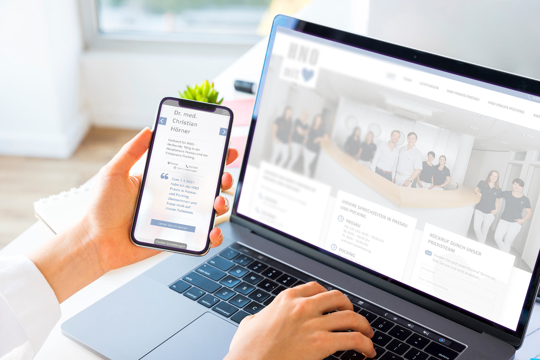HNO Arzt Dr. Hörner | Gesundheit & Wohlbefinden | SEIDL Marketing & Werbeagentur - Webdesign Passau