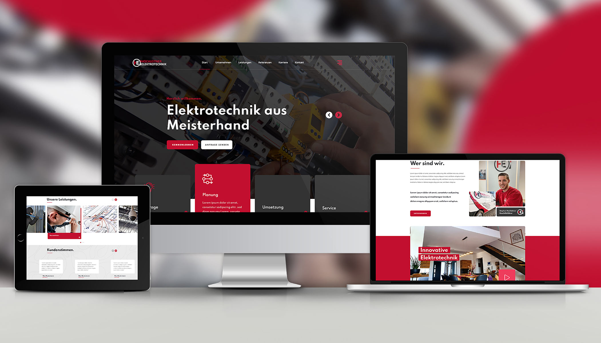 Elektrotechnik Hochleitner | Industrie & Handwerk | SEIDL Marketing & Werbeagentur - Webdesign Passau
