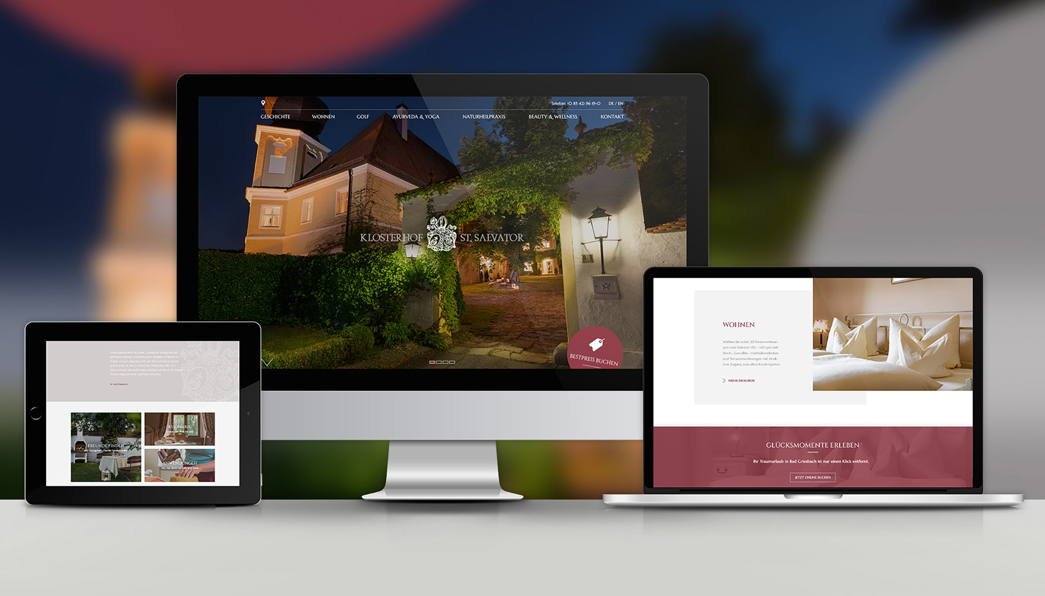 Hotel Klosterhof | Hotel & Gastronomie | SEIDL Marketing & Werbeagentur - Webdesign Passau