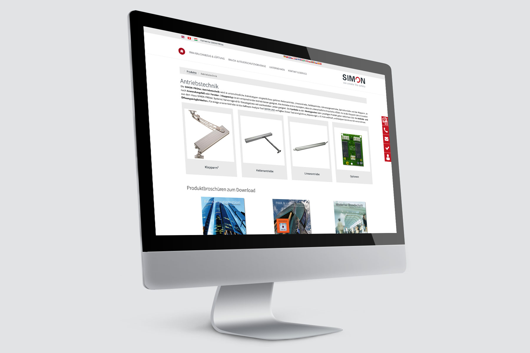 SIMON PROtec | Industrie & Handwerk | SEIDL Marketing & Werbeagentur - Webdesign Passau