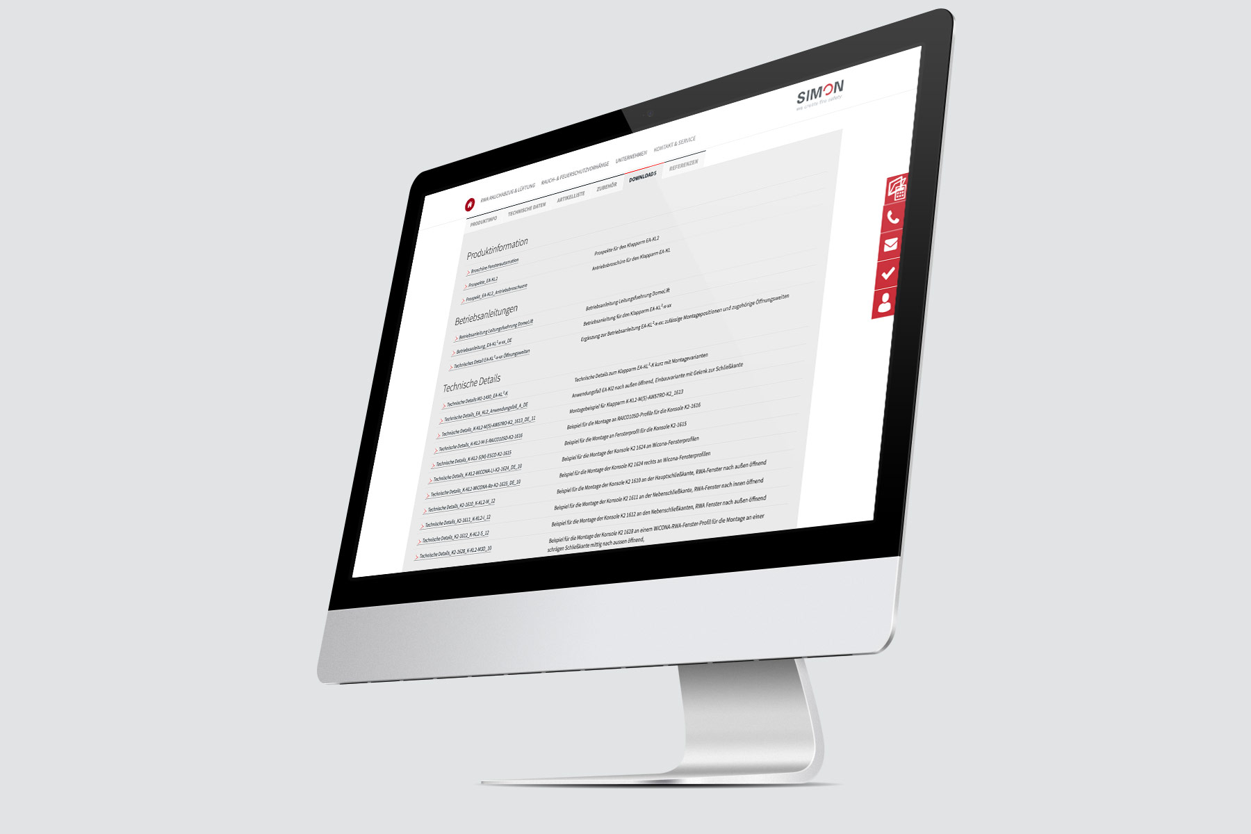 SIMON PROtec | Industrie & Handwerk | SEIDL Marketing & Werbeagentur - Webdesign Passau
