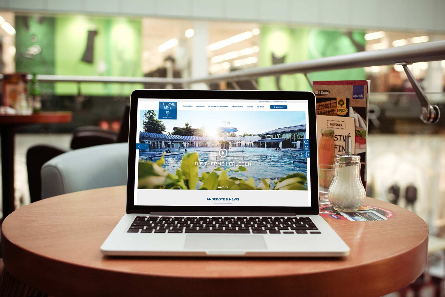 THERME EINS | Gesundheit & Wohlbefinden | SEIDL Marketing & Werbeagentur - Webdesign Passau